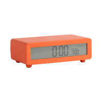 Budík Berlín LCD s nabíjačkou Karlsson KA6156OR, oranžová
